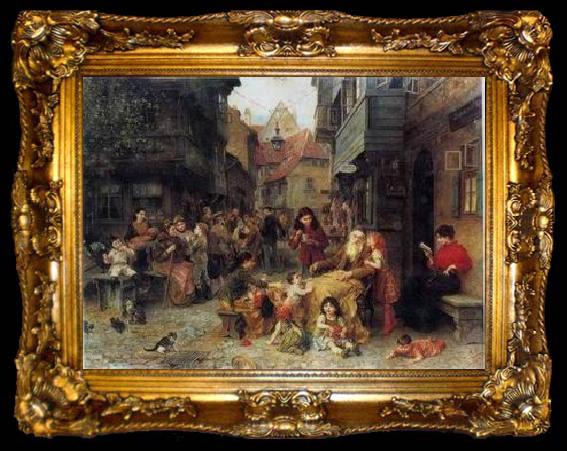 framed  unknow artist Arab or Arabic people and life. Orientalism oil paintings 66, ta009-2
